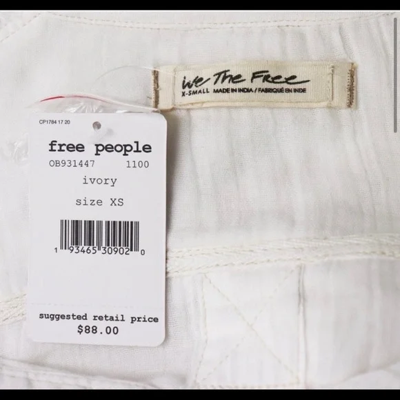 NWT Free People Full of Light Top - Ivory - Picture 4 of 6